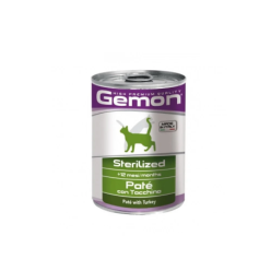 Gemon Cat Adult Patè Tacchino 400gr | Alimento per Gatti