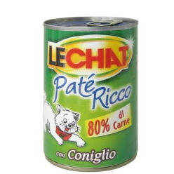 Lechat Paté Coniglio 400gr | Alimento Umido per Gatti