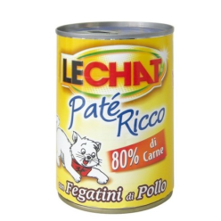 Lechat Paté Fegatini di Pollo 400gr | Alimento per Gatti