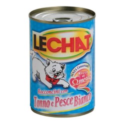 Lechat Bocconcini Tonno e Pesce Bianco 720gr | Alimento Gatti