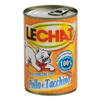 Lechat Bocconcini Pollo e Tacchino 720gr | Alimento per Gatti