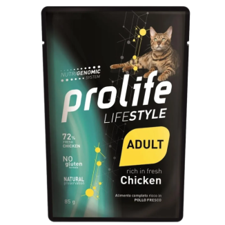 PROLIFE CAT LIFESTYLE ADULT POLLO 85GR