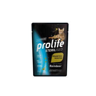 PROLIFE CAT STERILISED ADULT RENNA E PATATE  85GR