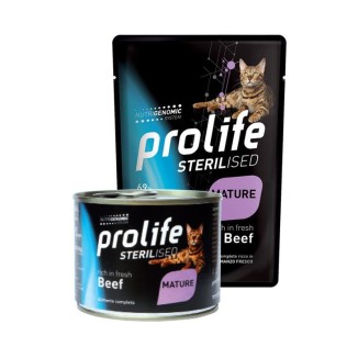 PROLIFE CAT STERILISED ADULT MATURE MANZO 85GR