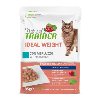 NATURAL TRAINER   CAT IDEAL WEIGHT CODFISH 85 GR Busta
