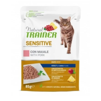 NATURAL TRAINER   CAT SENSITIVE LAMB 85 GR Busta