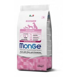 MONGE All breeds Puppy Junior Maiale riso patate MONOPROTEIN 12KG