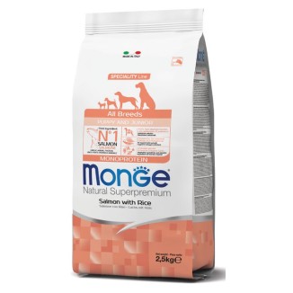 MONGE All breeds Puppy Salmone e riso MONOPROTEIN 12KG