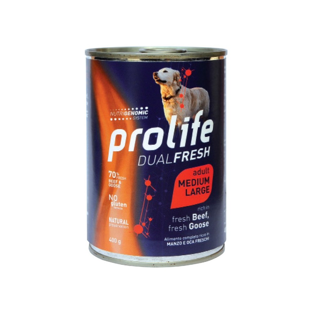 PROLIFE DOG DUAL FRESH ADULT BEEF&GOOSE