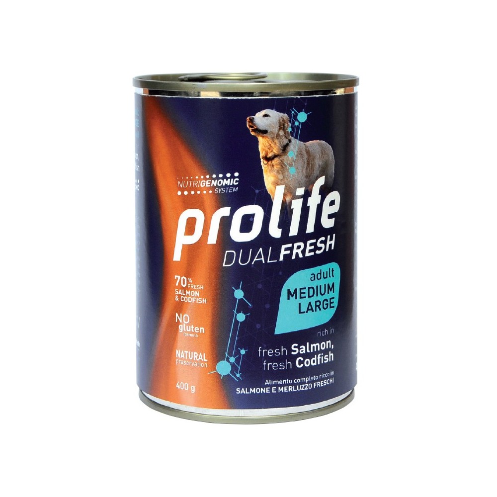 PROLIFE DOG DUAL FRESH ADULT SALMON&CODF