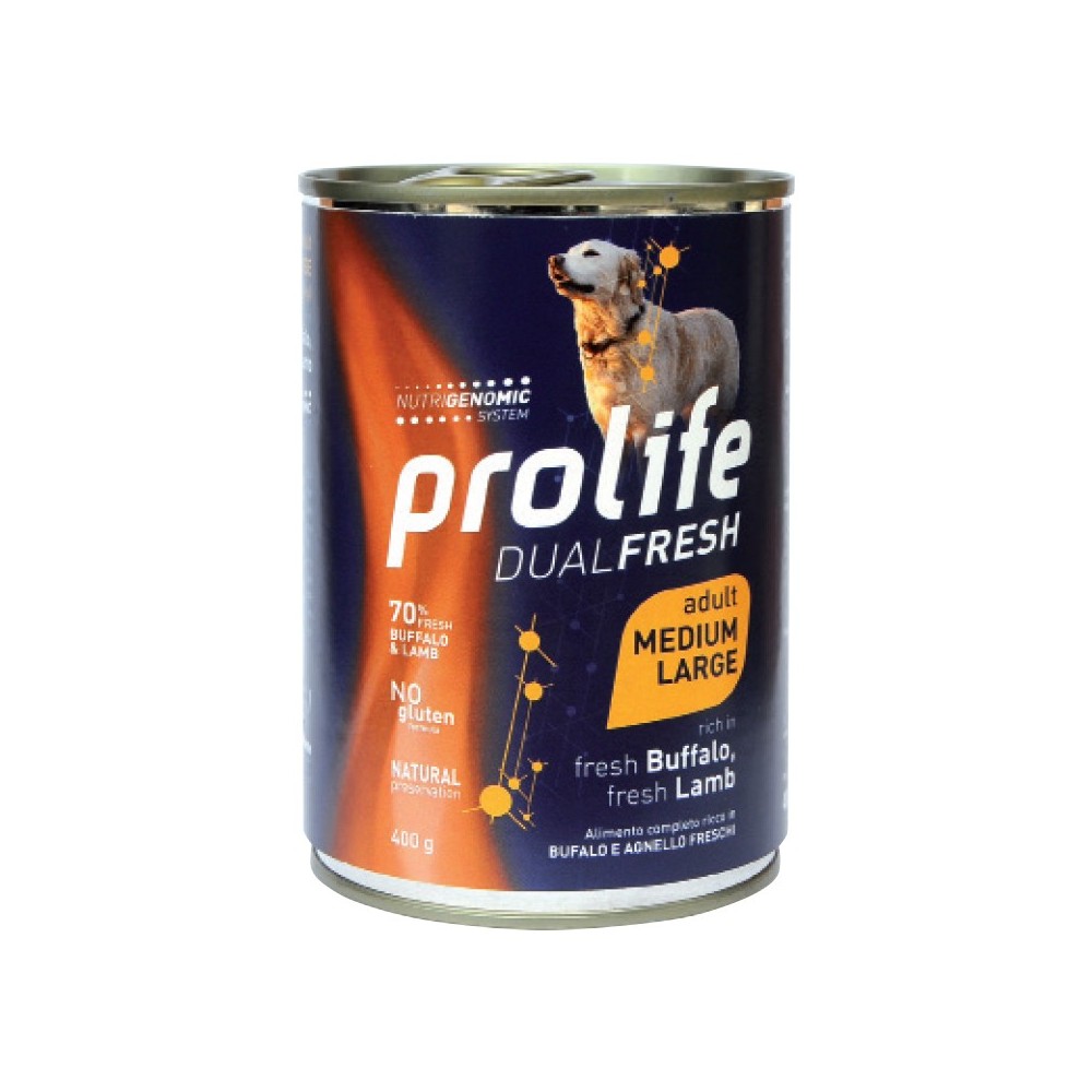 PROLIFE DOG DUAL FRESH ADULT BUFFALO&LAM