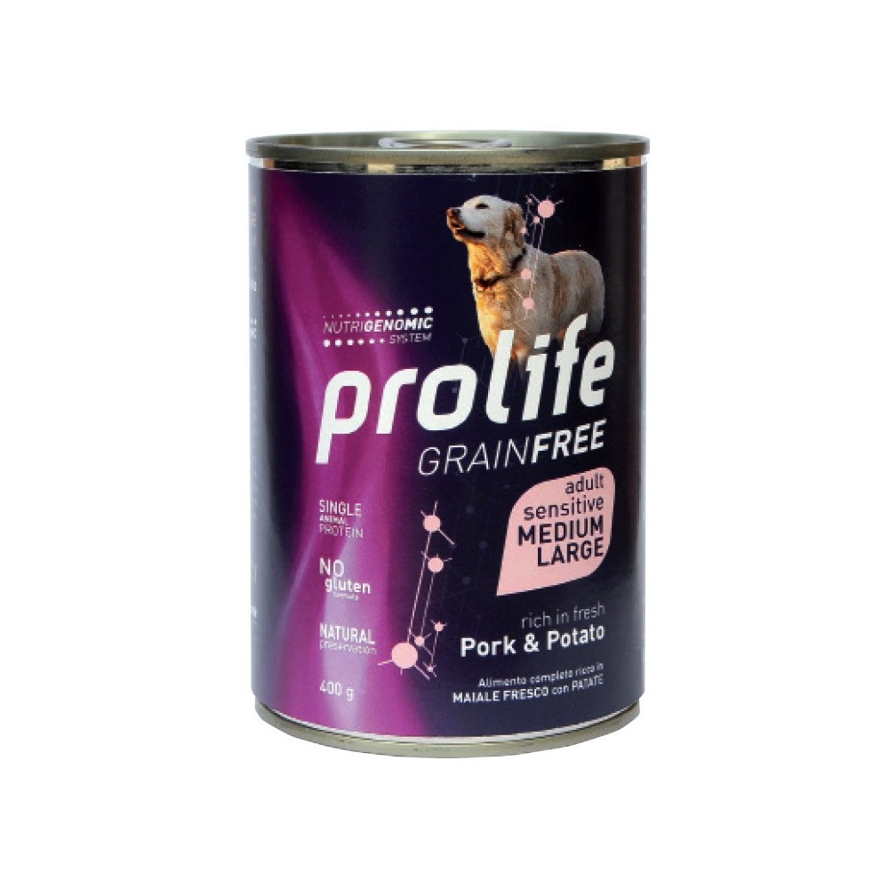 PROLIFE DOG GRAIN FREE ADULT PORK&POTATO