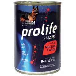 PROLIFE DOG SMART ADULT BEEF&RICE MEDIUM