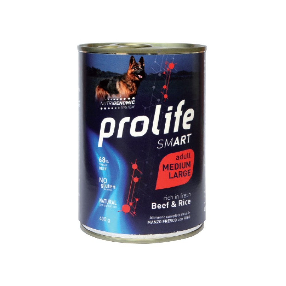 PROLIFE DOG SMART ADULT BEEF&RICE MEDIUM