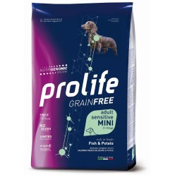 PROLIFE DOG GRAIN FREE SENSITIVE ADULT MINI SALMONE E PATATE 2KG