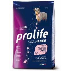 PROLIFE DOG SENSITIVE ADULT MEDIUM/LARGE AGNELLO E RISO 10KG