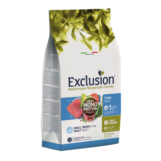 Exclusion Adult Small Tonno 2kg | Cibo Ipoallergenico per Cani Taglia Piccola