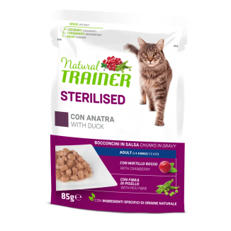 Natural Trainer Cat Sterilised Duck 1,5kg | Gatti Sterilizzati
