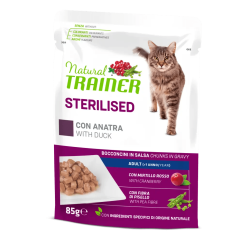 Natural Trainer Cat Sterilised Duck 1,5kg | Gatti Sterilizzati