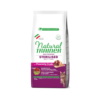 NATURAL TRAINER  CAT STERILISED CURED HAM 1,5 KG New