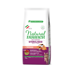 Natural Trainer Cat Sterilised Salmon 1,5kg | Gatti Sterilizzati