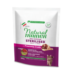 NATURAL TRAINER CAT STERILISED CURED HAM 300 GR New