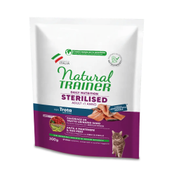 NATURAL TRAINER CAT STERILISED TROTA 300 GR New
