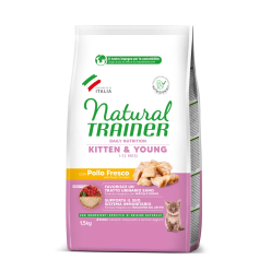 NATURAL TRAINER CAT KITTEN (1-6) CHICKEN 300 GR New