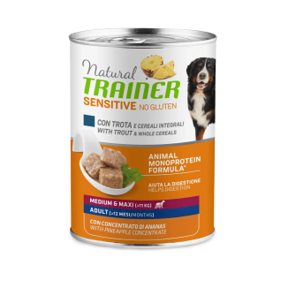Natural Trainer Sens. M/M Adult Trota 400gr | Senza Glutine