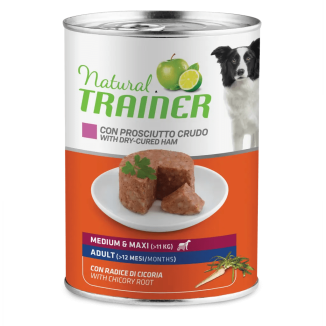 Natural Trainer M/M Adult Prosciutto 400gr | Cane Taglia Media