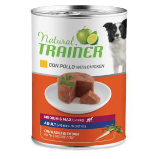 Natural Trainer M/M Adult Pollo 400gr | Cane Taglia Media/Piccola