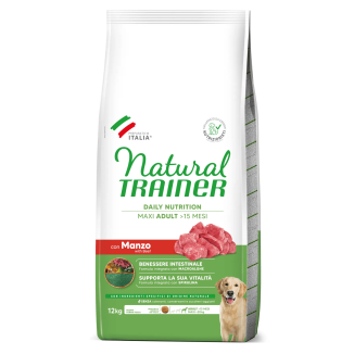 Natural Trainer Medium Adult Manzo 12kg | Per Cani Taglia Media