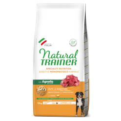 Natural Trainer Sensitive M/M Adult Agnello 12kg | Senza Glutine