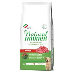 Natural Trainer Maxi Adult Manzo 12kg | Per Cani Taglia Grande