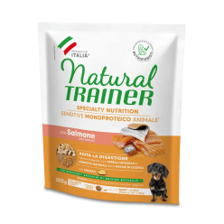 NATURAL TRAINER SENSITIVE N/Gluten MINI ADULT SALMON 800 GR