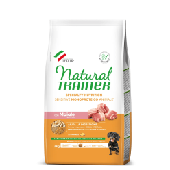 Natural Trainer Sensitive Mini Adult Maiale 2kg | Senza Glutine
