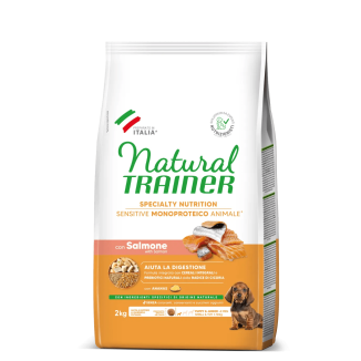 Natural Trainer Sensitive Mini Puppy Salmone 2kg | Senza Glutine