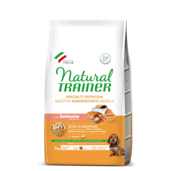 Natural Trainer Sensitive Mini Puppy Salmone 2kg | Senza Glutine