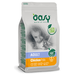 Oasy Adult Pollo 1.5kg | Crocchette Grain Free per Gatti
