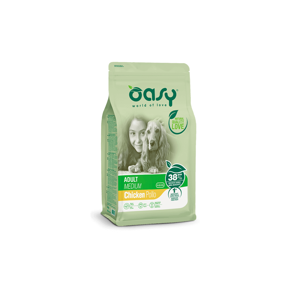 Oasy Dry Dog - ADULT Medium 3 Kg (4pz)