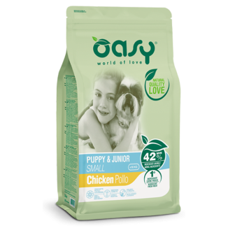 Oasy Puppy Junior Small Pollo 3kg | Cuccioli Taglia Piccola