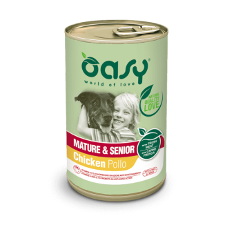 Oasy Lifestage Mature 400gr | Umido per Cani Anziani