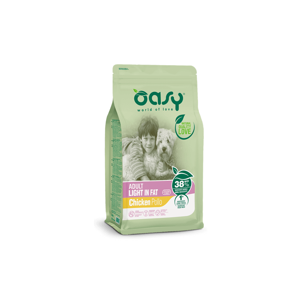 Oasy Wet Dog LIFESTAGE - ADULT LIGHT IN FAT Lattina 400 gr (12pz)