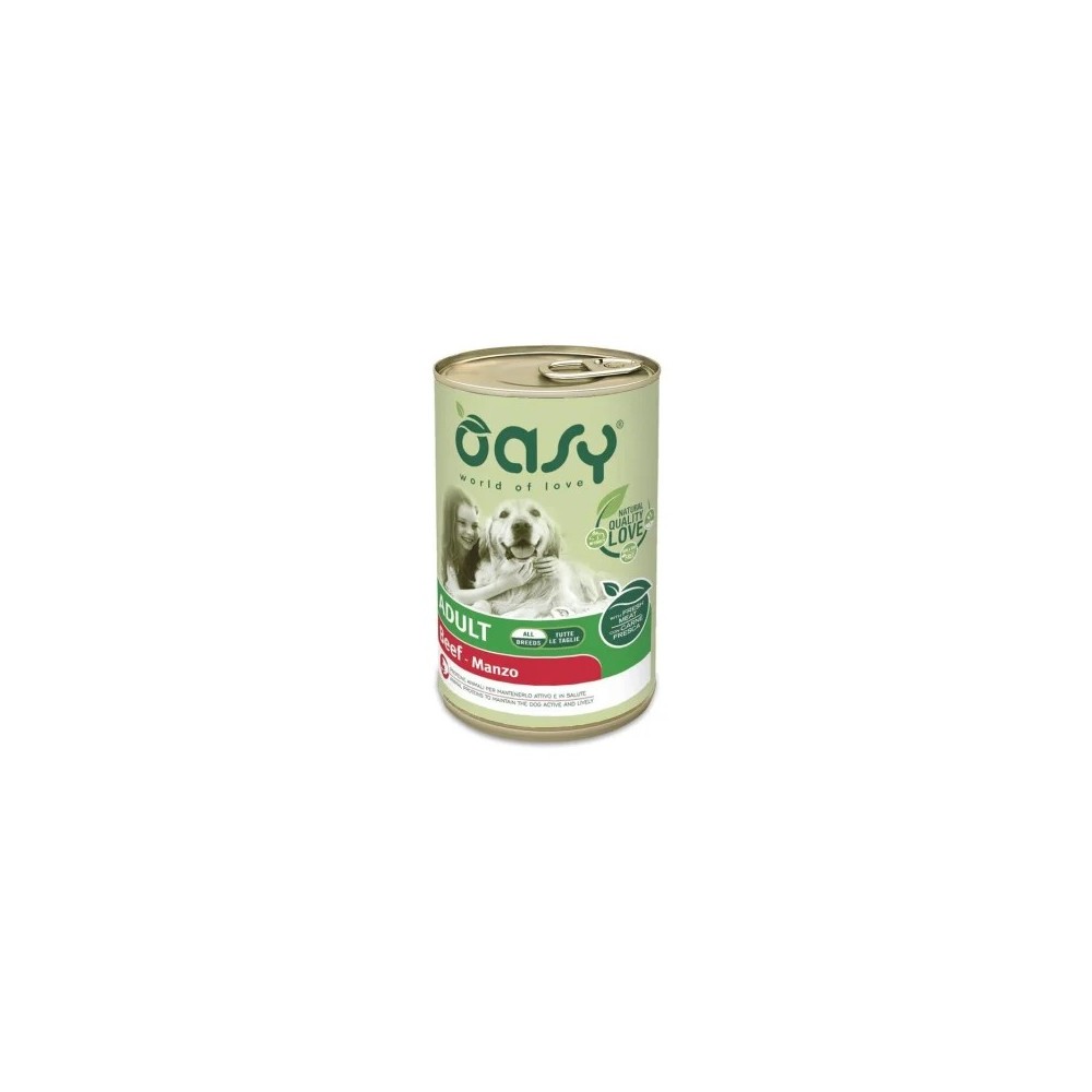 Oasy Lifestage Manzo 400gr | Umido Premium per Cani