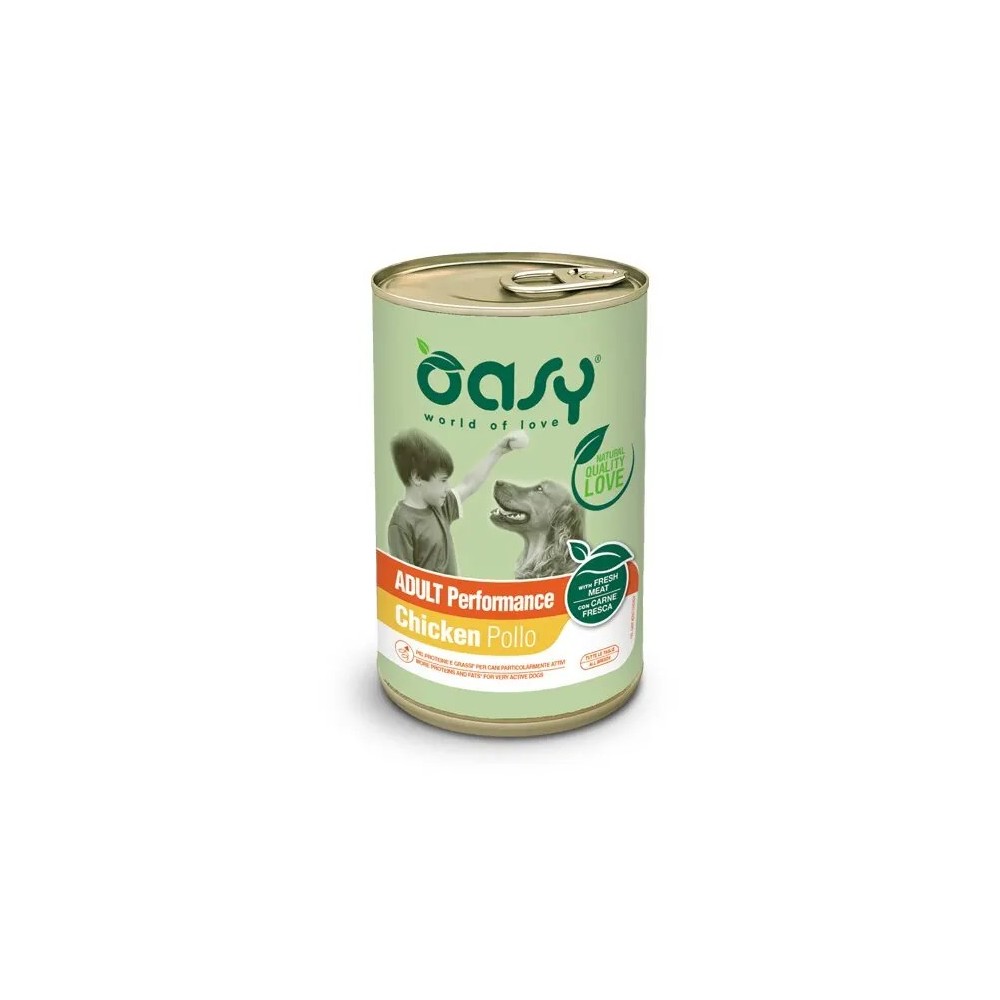 Oasy Lifestage Pollo 400gr | Umido per Cani Adulti