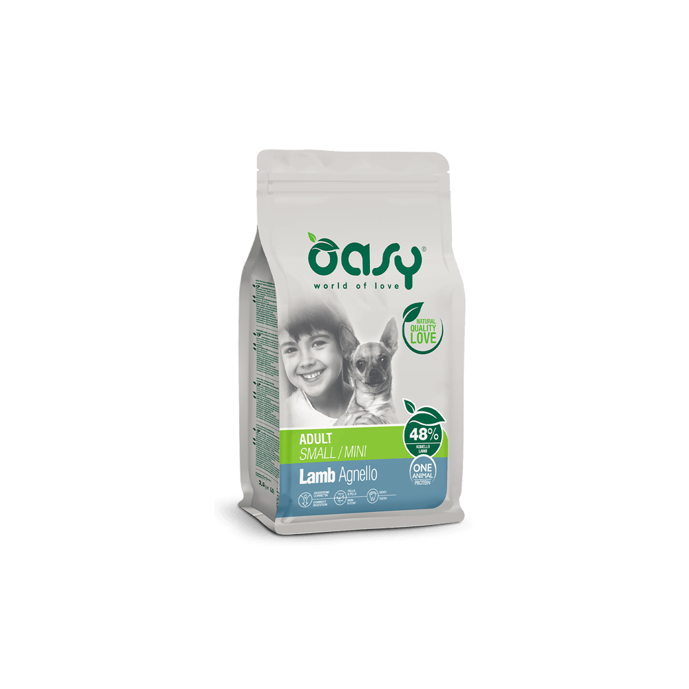 Oasy OAP Small/Mini Agnello 2.5kg | Crocchette per Cani Piccoli