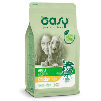 Oasy Medium Pollo 12kg | Crocchette Grain Free