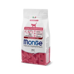 MONGE SUPERPREMIUM KITTEN MONOPROTEIN MANZO 1.5KG