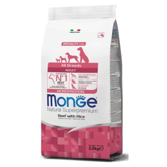 Monge Adult Manzo Riso Monoproteico 12kg | Cane Adulto
