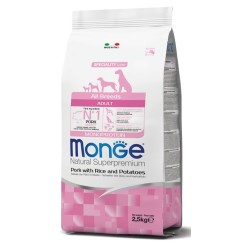 Monge Adult Maiale Riso Patate Monoproteico 12kg | Cane Adulto